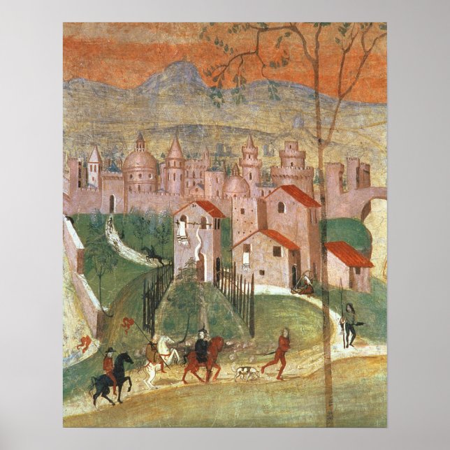 Póster La ciudad de Prato (fresco) (Frente)