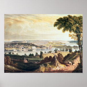 Póster La ciudad de Washington más allá de la Marina