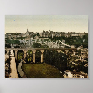 Póster La ciudad, el repertorio clásico de Luxemburgo