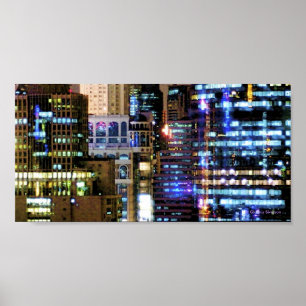 Póster La ciudad enciende el poster