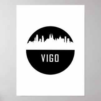 Póster La ciudad española de Madrid en el post-apocalipsi