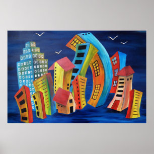 Póster La ciudad flotante