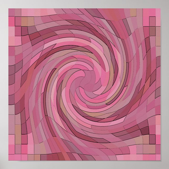 Póster La ciudad rosa... (Frente)