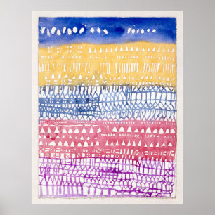 Póster La ciudad vieja de Klee