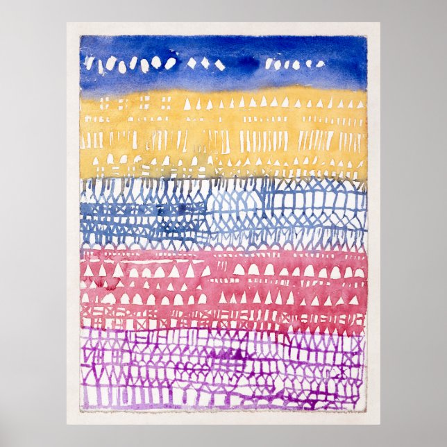 Póster La ciudad vieja de Klee (Frente)