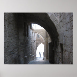 Póster La ciudad vieja Jerusalén