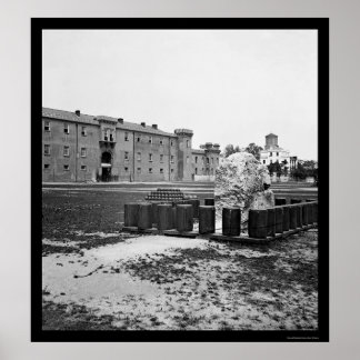 Póster La ciudadela de Charleston, SC 1865