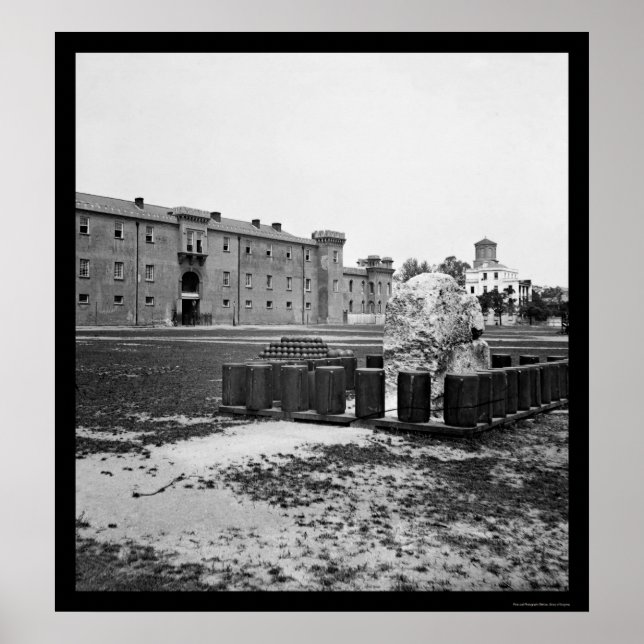 Póster La ciudadela de Charleston, SC 1865