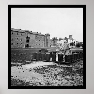 Póster La ciudadela en Charleston, SC 1865