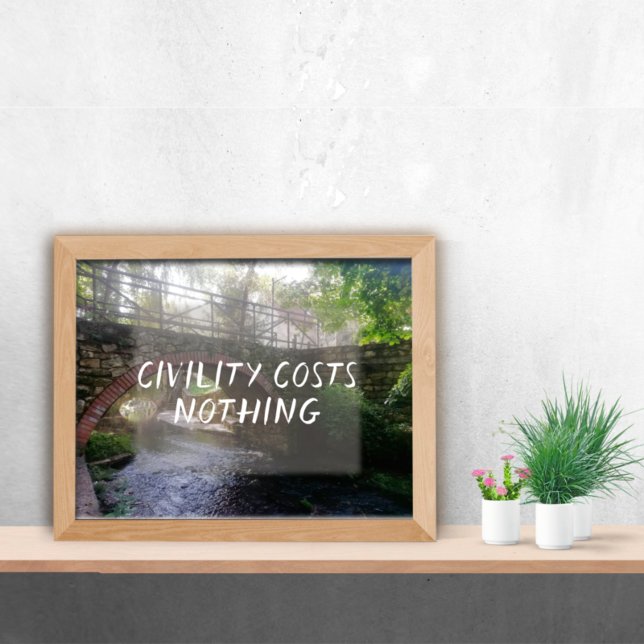 Póster La civilización no cuesta nada poster foto-océano (Subido por el creador)