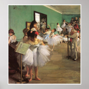 Póster La clase de danza, 1874 - Edgar Degas