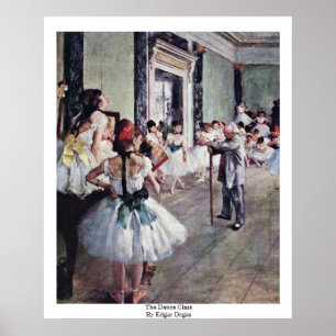 Póster La clase de danza de Edgar Degas