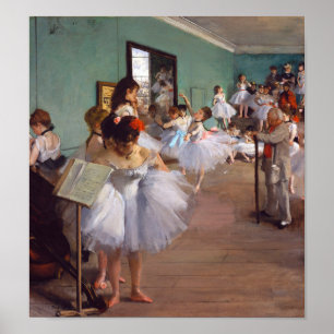 Póster La clase de danza, Edgar Degas