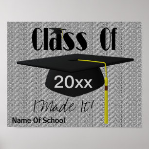 Póster La Clase De Graduación De La Que Lo Hago Curso