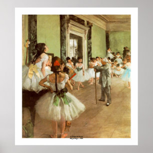 Póster La Classe de Danse de Edgar Degas