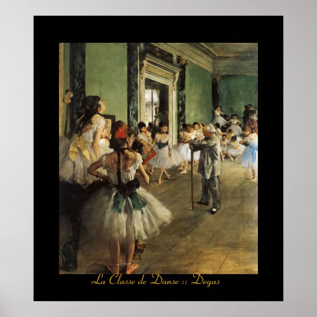 Póster La Classe de Danse Degas (Frente)