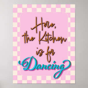 Póster La cocina es para bailar, Cita linda de cocina