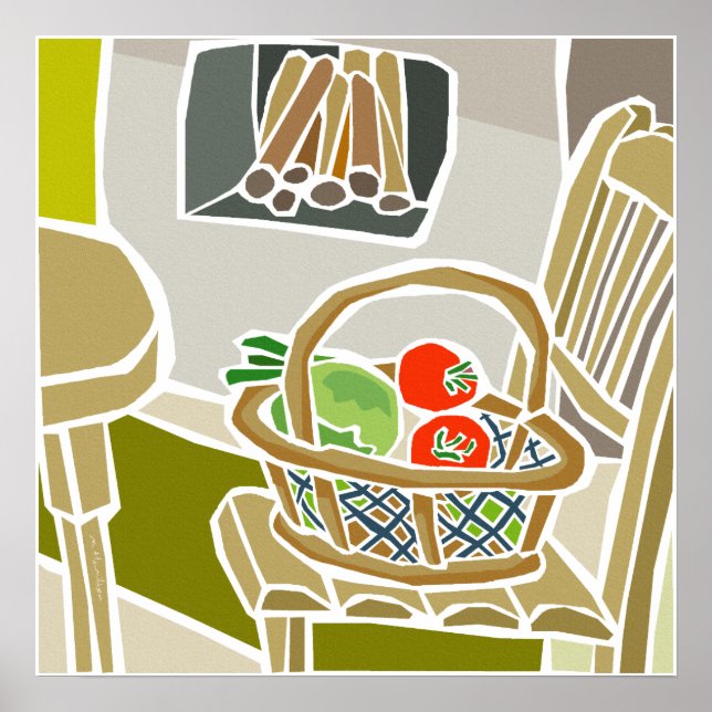 Póster La cocina orgánica (Frente)