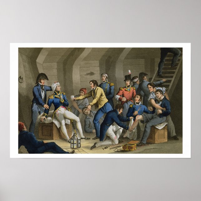 Póster La Cockpit, la batalla del Nilo, mostrando a Nelso (Frente)