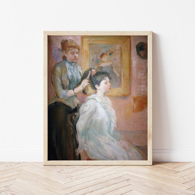 Póster La Coiffure | Berthe Morisot (Subido por el creador)