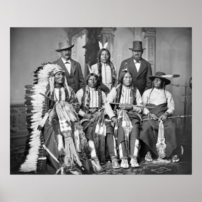 Póster La cola joven con manchas, 1875 (Frente)