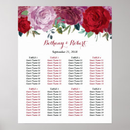 Póster La colección romántica de Bodas florales