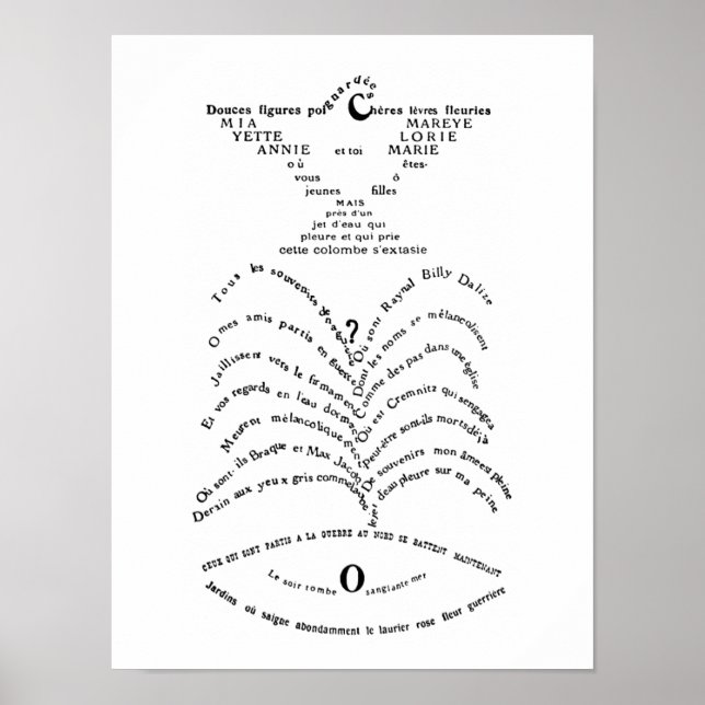 Póster La Colombe poignardée et le Jet d'eau (Frente)