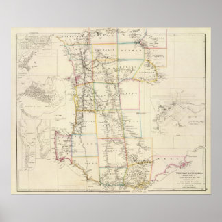 Póster La colonia de Australia Occidental