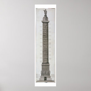 Póster La columna de Trajan (grabado)