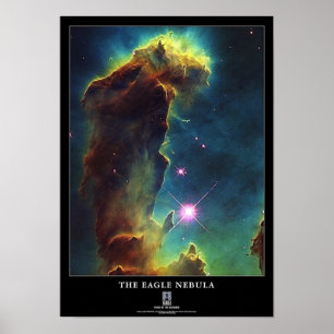Póster La columna del águila IC 4703 NASA