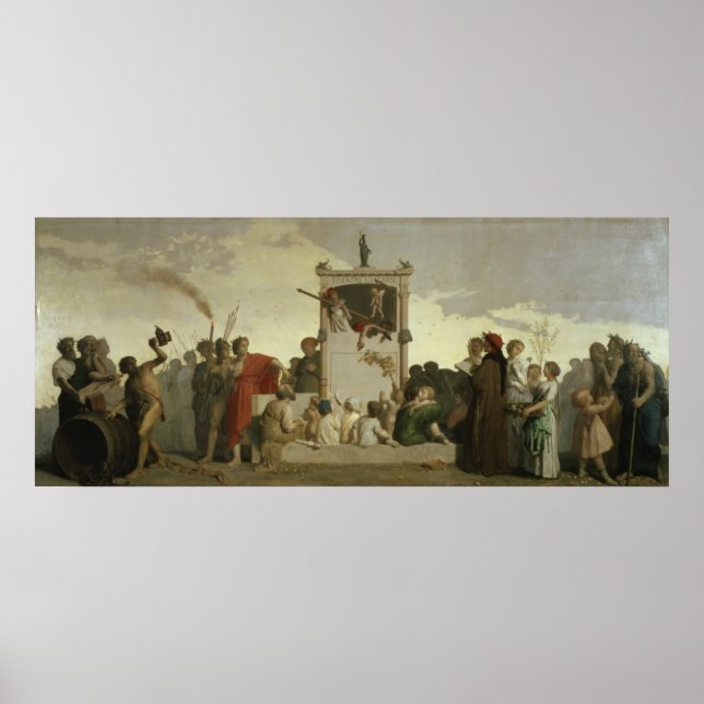 Póster La comedia humana, c.1852 (Frente)