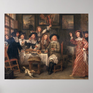 Póster La comida de los artistas