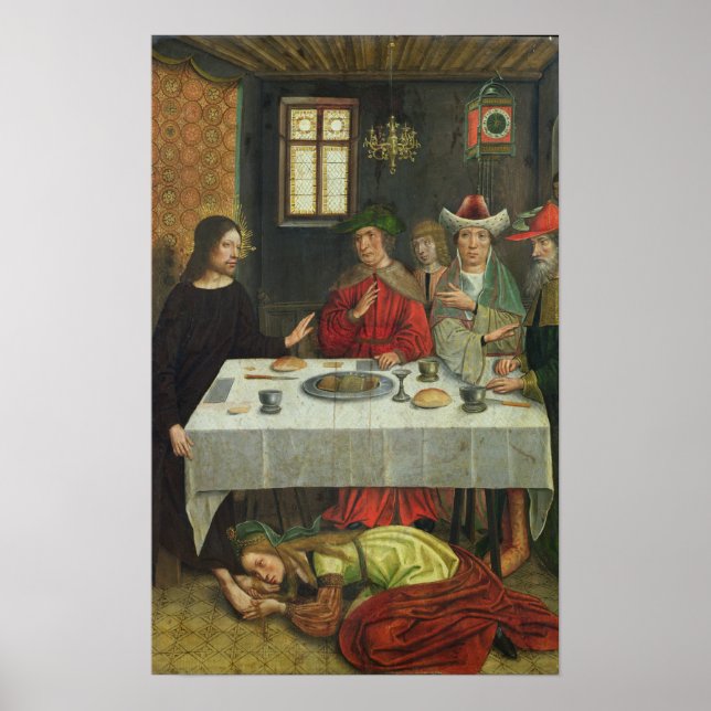 Póster La comida en la casa de Simón el Fariseo (Frente)