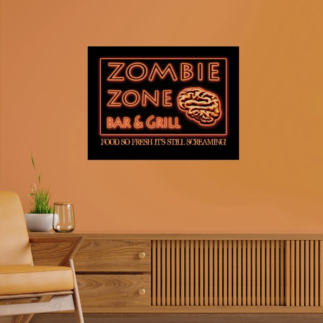 Póster La comida zombiana de Halloween es tan fresca que  (Subido por el creador)