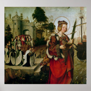 Póster La comitiva de las reliquias de St. Auta