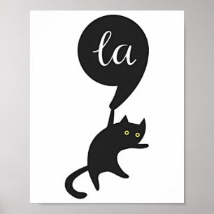 Póster La Comma Del Gato La Kamala Harris En Las Eleccion