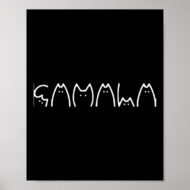 Póster La Comma Del Gato La Kamala Harris En Las Eleccion (Frente)