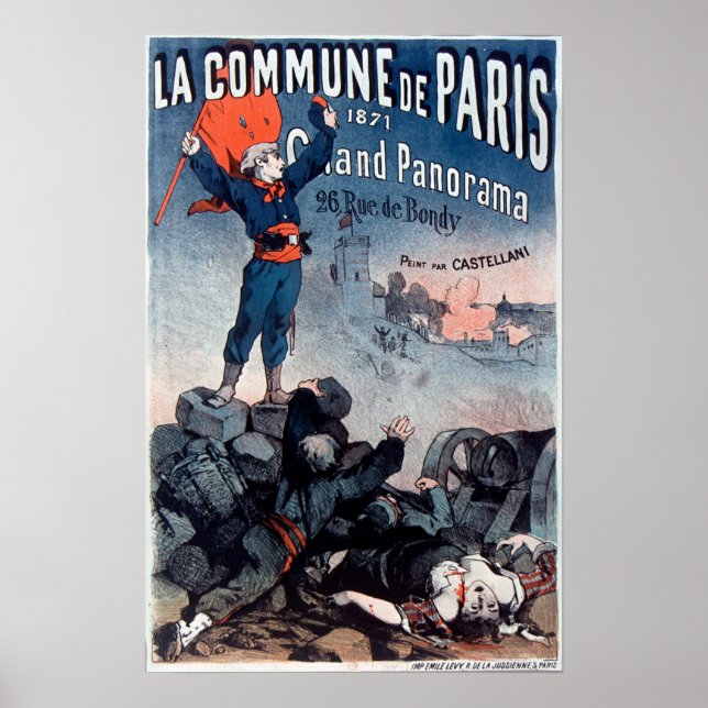 Póster La Comuna de París 1871 (Frente)