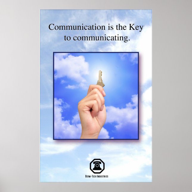 Póster La comunicación Berm-Tech es la clave (Frente)