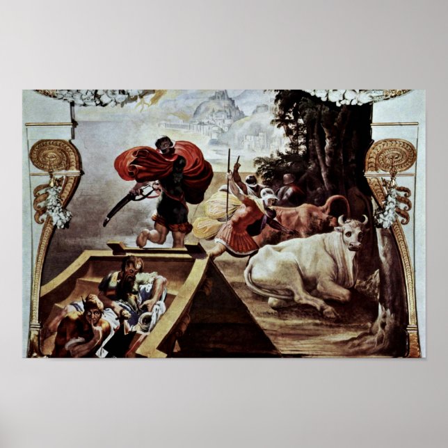 Póster La Comunidad De Odysseus Roba El Ganado (Frente)