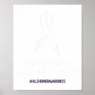 Póster La conciencia de Heimerheimer uso morado por mi ma