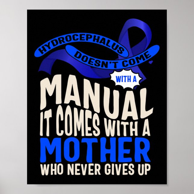 Póster La conciencia no viene con una hidrocepa manual 2 (Frente)