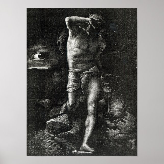 Póster La conciencia o el dolor de ojos (Frente)