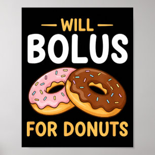 Póster La conciencia se Bolus por Donas, Diabetes (t1d) B
