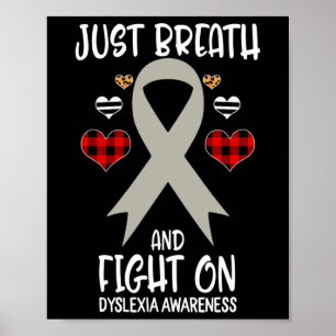 Póster La Conciencia Simplemente Respira Y Pelea