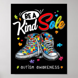 Póster La Conciencia Sobre El Autismo Es Un Tipo De Zapat