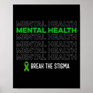 Póster La Conciencia Sobre La Salud Rompe La Cinta Del Es