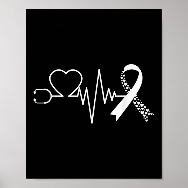 Póster La Conciencia Sobre Las Enfermedades Cardíacas Se  (Frente)