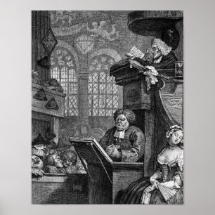 Póster La congregación durmiente, 1736