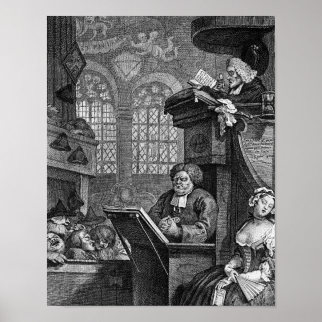 Póster La Congregación Durmiente, 1736 (Frente)